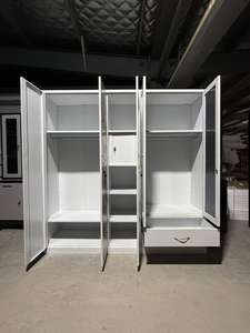 Guardaroba di Lusso <span class=keywords><strong>a</strong></span> 5 <span class=keywords><strong>Ante</strong></span> con <span class=keywords><strong>Specchio</strong></span> <span class=keywords><strong>a</strong></span> Prezzo all'Ingrosso, <span class=keywords><strong>Armadio</strong></span> di Grande Successo per Mobili da Camera da Letto - Product Image 4