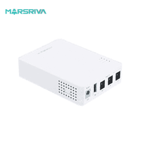MARSRIVA 10000mAh Adaptateur de Sécurité Ignifuge 5V 9V 12V Mini DC UPS Kp3 pour Routeur Wifi Ordinateur Portable