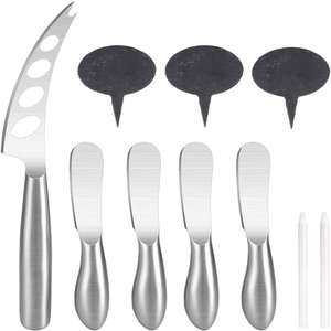 Cuchillos de <span class=keywords><strong>queso</strong></span> con mango de madera, rotuladores de <span class=keywords><strong>queso</strong></span>, etiquetas de pizarra Natural y tizas de piedra jabonera - Product Image 6