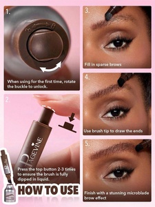 <span class=keywords><strong>Meilleure</strong></span> vente Crayon naturel imperméable à l'eau longue durée Gel <span class=keywords><strong>pour</strong></span> <span class=keywords><strong>sourcils</strong></span> sauvages Brosse à <span class=keywords><strong>sourcils</strong></span> teintée à haute teneur en pigments - Product Image 4