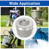 Saringan Inlet Pompa Lubang Persegi Diameter 32mm Bahan Stainless Steel 12 Mesh Double Screen Elemen Filter Saringan Efisiensi 99% untuk