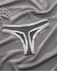Ropa interior Sexy para mujer joven, tangas de encaje <span class=keywords><strong>Rosa</strong></span>, <span class=keywords><strong>en</strong></span> Stock, venta al por mayor - Product Image 5