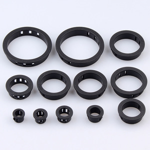 Plastic Wire Protector Sleeve Nylon End Cap Panel Hole Plug Wire Outlet <b>Ring</b> Protection Sleeve Low Voltage Injection Molding - Product Image 1