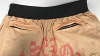 Shorts de basketball pour hommes, grande taille, respirants, double maille, coupe ample, style hip-hop, imprimés, avec poches zippées, séchage rapide