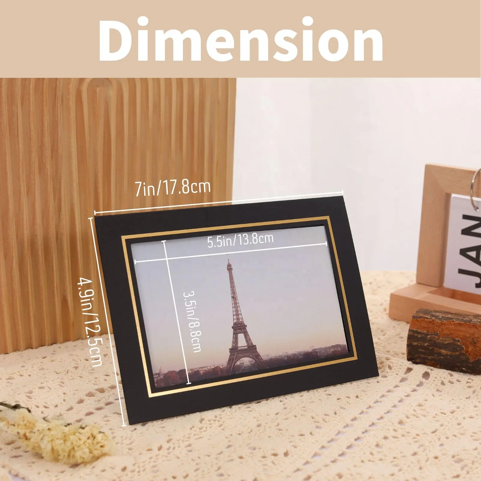 Paper Photo Frame with double easel bulk free stand frame great for graduation wedding diy classroom paper photo frames 4*6 inch