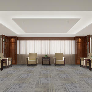 Azulejos de alfombra de oficina de nailon resistentes al fuego Azulejos de alfombra de suelo comercial de diseño moderno 50x50 - Product Image 3