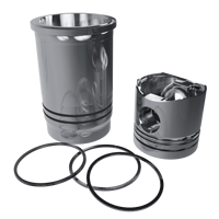 Kit de chemise de cylindre et piston authentique MMZ 245-1002021-AY-10 pour moteurs D-242-246/D-260, ensemble chemise de cylindre et piston en fonte/aluminium