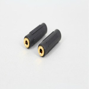 Adaptador de audio hembra a hembra de 3.5 mm, conector estéreo chapado en oro para teléfono móvil - Product Image 2