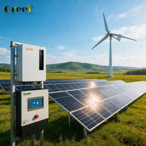 Système hybride éolien et solaire à usage commercial, capacité 10 kW, composants de qualité industrielle pour les bâtiments d'usine - Product Image 6