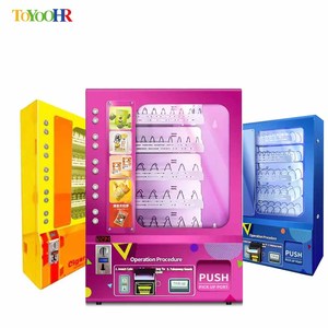 Đồng xu hoạt động đồng xu chấp nhận tùy chỉnh ngoài trời nhỏ thông minh treo tường Snack Máy bán hàng tự động cho thực phẩm và đồ uống - Product Image 2