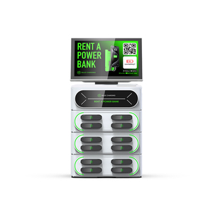 Centrale électrique portative de kiosque de distributeur automatique de 12 fentes avec la banque de puissance sans fil facile à louer Powerbank sur l'aller pour le commercial - Product Image 4