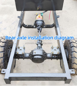 Eje Trasero para Triciclo Eléctrico <span class=keywords><strong>de</strong></span> 90 cm, Capacidad <span class=keywords><strong>de</strong></span> Carga <span class=keywords><strong>de</strong></span> <span class=keywords><strong>2</strong></span> <span class=keywords><strong>Toneladas</strong></span>, Tambor <span class=keywords><strong>de</strong></span> Freno <span class=keywords><strong>de</strong></span> 160 mm, <span class=keywords><strong>Diferencial</strong></span> Mecánico, Relación 9:40, Piezas <span class=keywords><strong>de</strong></span> Baja Velocidad - Product Image 5