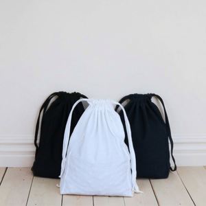 Eco-friendly Drawstring Cotton Linen <b>Bag</b> Organic Custom Logo Packaging & Cosmetic <b>Bag</b> with Screen Print - Product Image 1