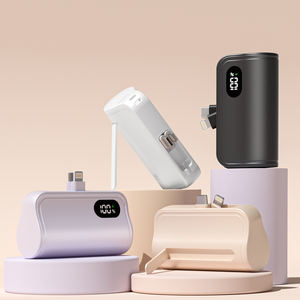 ธนาคารพลังงานขนาดเล็ก Type-C ขนาด5000มิลลิแอมป์<span class=keywords><strong>ต</strong></span>่อชั่วโมงความจุขนาดใหญ่<span class=keywords><strong>แบ</strong></span>บพกพาชาร์จ<span class=keywords><strong>เร็ว</strong></span><span class=keywords><strong>แบ</strong></span><span class=keywords><strong>ต</strong></span>เตอรี่ภายนอกสำหรับจอแสดงผลดิจิ<span class=keywords><strong>ต</strong></span>อลของ iPhone - Product Image 3