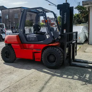 diesel forklift 7 ton factory price with EPA certification hydraulic transmission Toyota ISUZU engine as choose
