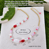 Collier bohème tendance en perles de pierres précieuses colorées pour femmes, idéal pour mariages, fêtes, cadeaux, bijoux de guérison en cristal écologiques