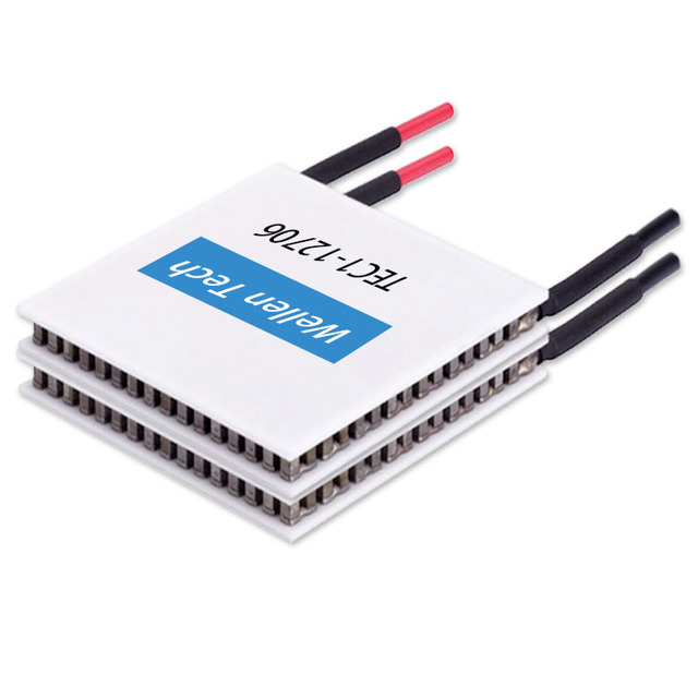 Peltier Cooling Radiator TEC Modules TEC1-12706 12V 6A 40*40mm for Thermoelectric Cooling and Heating Cupsr
