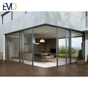 Phong cách mới phổ biến thiết kế biệt thự nhôm ba tráng men nhiệt phá vỡ hệ thống cửa kính trượt - Product Image 1