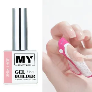 MyBeautyNails – ensemble de vernis à ongles en Gel UV sans HEMA, produit de marque privé, Nude, rose, Biab, constructeur en bouteille