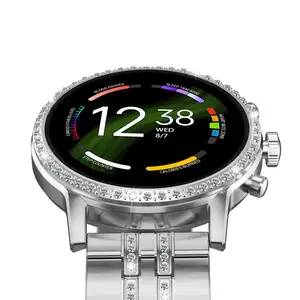 Frauen-Smartwatch IP67 intelligenter Sprachruf drahtlose Aufladung Gesundheitsüberwachung Smart Watch Frauen