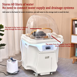 Japanse Head Spa Draagbare Schoonheidssalon Hoofd Spa Apparatuur Salon Shampoo Gootsteen Massage Draagbare Shampoo Wastafel - Product Image 3