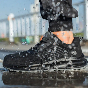 Breathable <b>Comfortable</b> 10kv Insulation Black Security Functional <b>Work</b> Safety <b>Shoes</b> Anti Smashing <b>Shoes</b> - Product Image 6