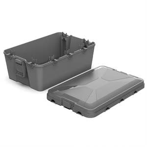 กล่องต่อสายไฟกันฝุ่นกันน้ำทรงสี่เหลี่ยมขนาดใหญ่สไตล์เรียบง่ายสีเทา - Product Image 1