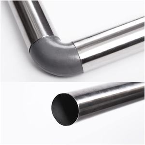 Barra pulida para cortina de ducha, accesorios de <span class=keywords><strong>madera</strong></span>, Popular, negro, adhesivo para pared de baño, forma de <span class=keywords><strong>L</strong></span>, bajo precio - Product Image 4