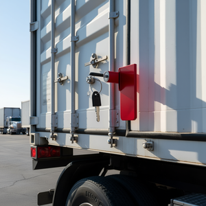 ตัวล็อคตู้คอนเทนเนอร์ 9.84-17.32 นิ้ว สีแดงเคลือบผง พร้อมสปริงล็อค สำหรับอุปกรณ์เสริมรถบรรทุกขนาดใหญ่ - Product Image 2