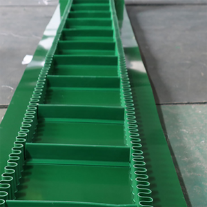 Sabuk Konveyor Karet Logistik dan Gudang, Sabuk Konveyor PVC Vertikal Miring, Sabuk Konveyor Pengangkat dan Pendaki Bergerak - Product Image 1