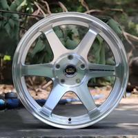 Rines de Aleación de Aluminio de 16'', 17'' y 18'' para Automóviles, 5x114.3/4x114.3/4x100 PCD 7J 7.5J 8J, 5 Radios, para Sedán, Modificación de Autos JDM