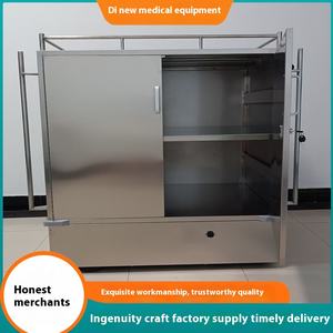 अपशिष्ट कपड़ों के लिए बाँझ-सीलबंद इलेक्ट्रिक हैंडकार्ट 304 स्टेनलेस स्टील सामग्री परिवहन अस्पताल कम डिलीवरी कार्ट - Product Image 4