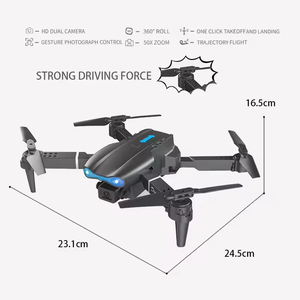 Giocattolo Drone RC EPT 2.4G 360° con Telecomando, Doppia Fotocamera 480P, Pieghevole, Mini Aereo con Borsa per il Trasporto - Product Image 2