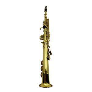 SEASOUND OEM Sassofono <span class=keywords><strong>Soprano</strong></span> in Ottone Laccato Trasparente di Alta Qualità Economico Tono BB F #   Fiori Artigianali JYSS101 - Product Image 3
