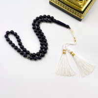 Muslimische Gebetskette Ramadan Schwimmbad Imam Armband 10mm Harzperlen 51 Perlen Kaaba Misbaha Tabiha Islamischer Rosenkranz