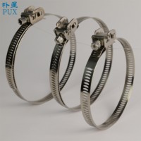 Collier de serrage rapide en acier inoxydable 201 304 pour câbles, tuyaux et échelles métalliques