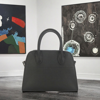 Niche française de luxe en cuir véritable sac fourre-tout pour les femmes grande capacité épaule de poche écologique léger