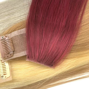 All'ingrosso 100% indiano Remy Extension capelli umani Mono Base Clip in Root <span class=keywords><strong>frangia</strong></span> & Mini capelli pezzi per le donne - Product Image 6
