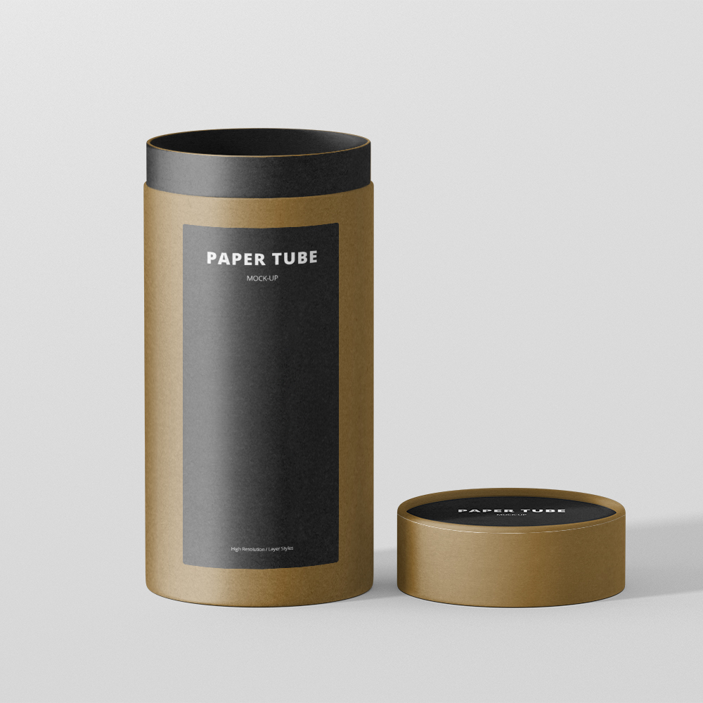 Wholesale Customized Eco-friendly Recyclable Biodegradable Paper Tube Box Vanishing for Wine Perfume Skincare Tea Candle