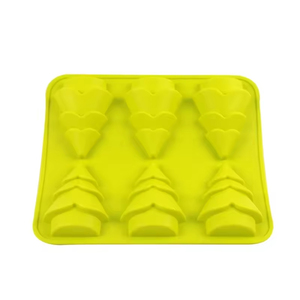 Stampo in Silicone Grande a 6 Cavità a Forma di Albero di Natale <span class=keywords><strong>per</strong></span> Sapone, Dolci, Fondente e Decorazioni <span class=keywords><strong>per</strong></span> Torte - Utensile da Pasticceria - Product Image 2
