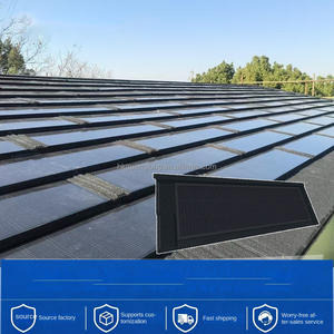 Tuiles de toit solaires résidentielles et commerciales en silicium monocristallin BIPV haute efficacité, résistantes au vent et à la grêle - Product Image 4