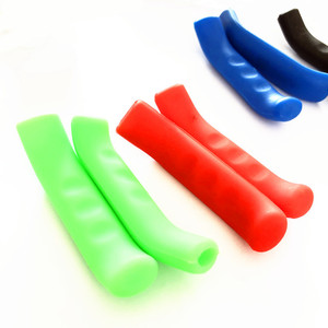Protector de palanca de freno de silicona, cubierta antideslizante para manillar de bicicleta de montaña, verde Zbt-001 - Product Image 4