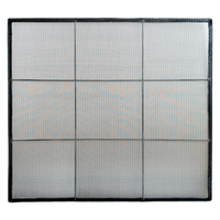 Panel Filter nilon aliran udara tinggi, untuk AC Condenser Dehumidifier kipas pendingin jaring layar Filter debu