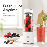 Vente en gros Fashion Painting 7.4V Auroral Purple Rechargeable Personal Mini Size Portable Smoothie Maker Usb Blender