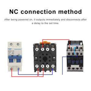 Реле времени двойного цикла 6S 12S 60M, контроллер задержки возвратно-поступательного цикла ATDV-Y timer 220V - Product Image 6