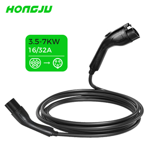 Cable de Carga Rápida para Vehículos Eléctricos Tipo 2 a Tipo 1, 32A, 3 Fases, Cable de Extensión para Cargador de Auto - Product Image 4