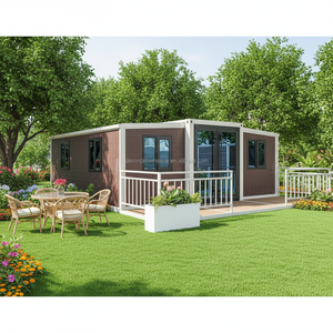 Nouvelle conception de maison préfabriquée extensible en conteneur de 20 pieds ou 40 pieds, villa de luxe moderne préfabriquée avec 2 à 5 chambres - Product Image 1