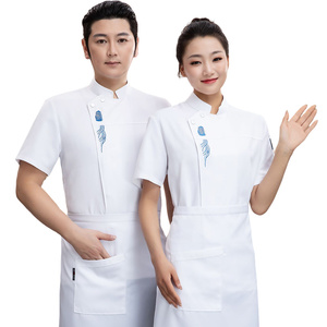 Cappotto <span class=keywords><strong>da</strong></span> Chef in cotone a manica lunga e corta di Design classico di alta qualità con Zip uniforme <span class=keywords><strong>da</strong></span> <span class=keywords><strong>cucina</strong></span> del ristorante - Product Image 6