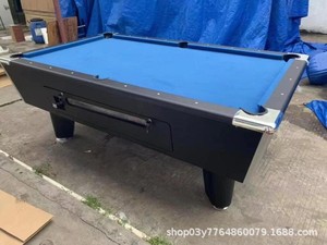 Mesa de billar operada con monedas, estilo americano, negra, para interiores, estándar de 7 y 8 pies - Product Image 6
