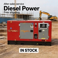 Groupe électrogène diesel silencieux de secours pour villas, maisons, bureaux et bâtiments, 10 kV, 30 kVA, 50 kVA, 80 kW, 100 kVA, 150 kVA, 200 kVA, 300 kVA